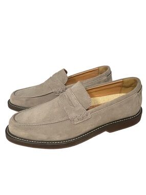 NEW FJ FootJoy Gray Suede Loafer Men's Sz 11 Wide Casual Shoes 79077